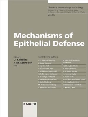 cover image of Mechanisms of Epithelial Defense